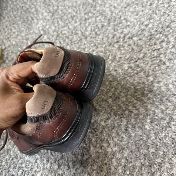 Clarks Unstructured Mens Un.Bend Oxford Shoe Brown Leather Size 13 N Comfort - Picture 6 of 13